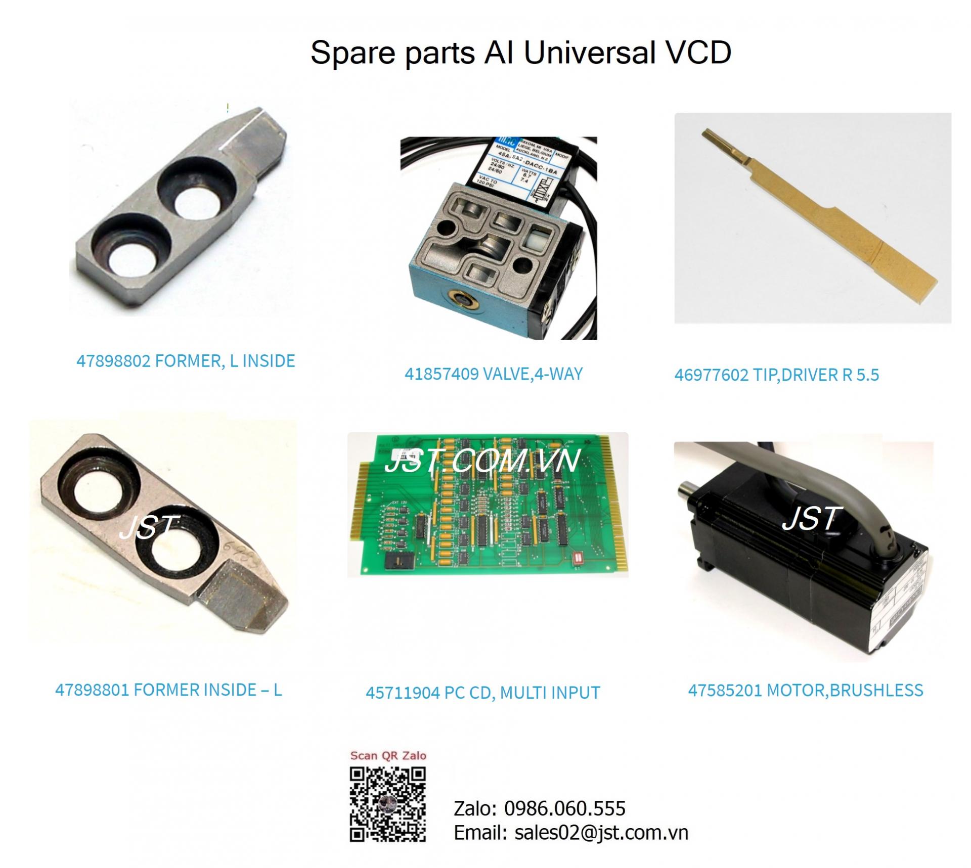Spare parts AI UNIVERSAL VCD